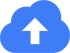 Cloud icon with an upward arrow indicating upload functionality