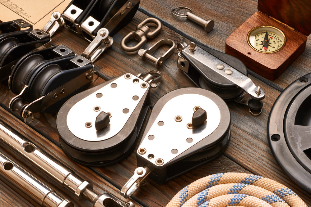 up close boat parts